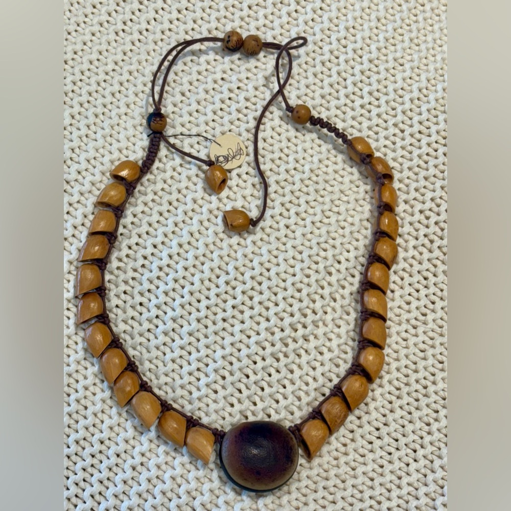 Amazonian Seeds Necklace - beautifully crafted. Comes with a cotton pouch 🌞
